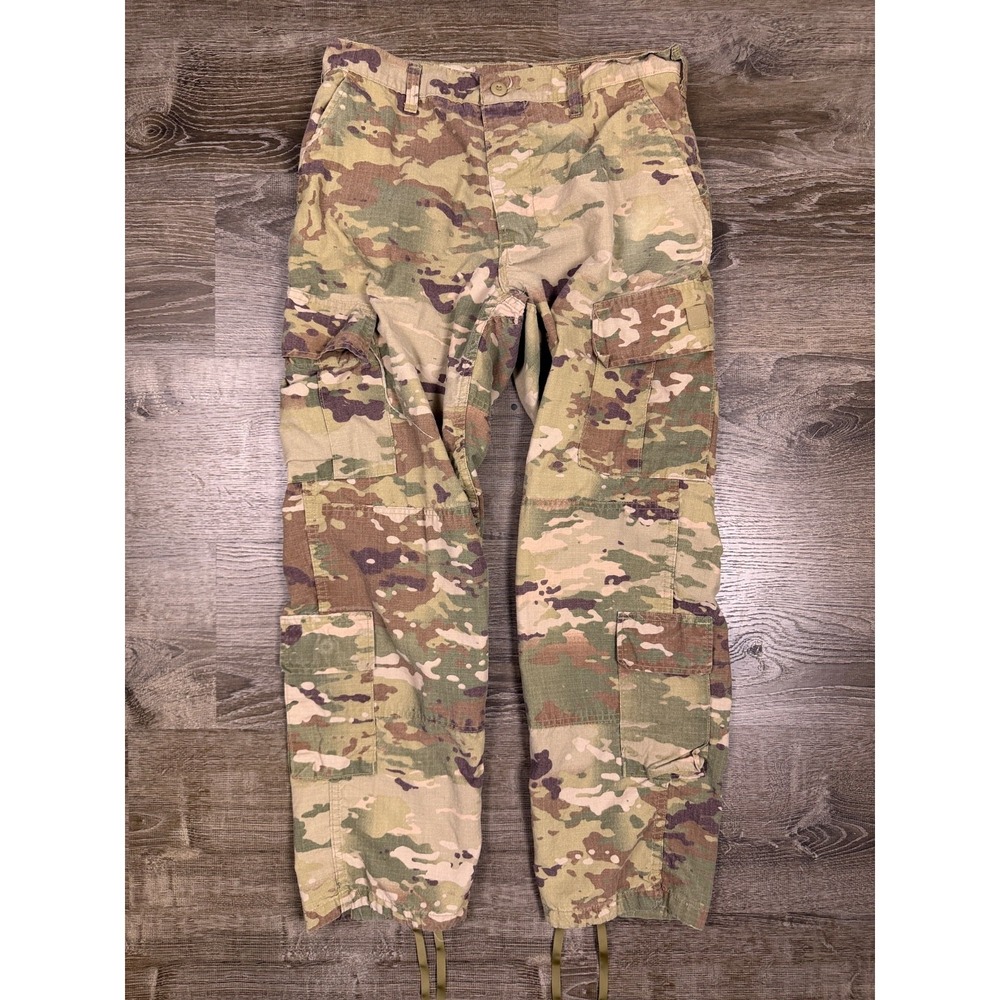 Vintage US Military ACU OCP Pants Mens Medium Short Camo Multicam Trousers USGI